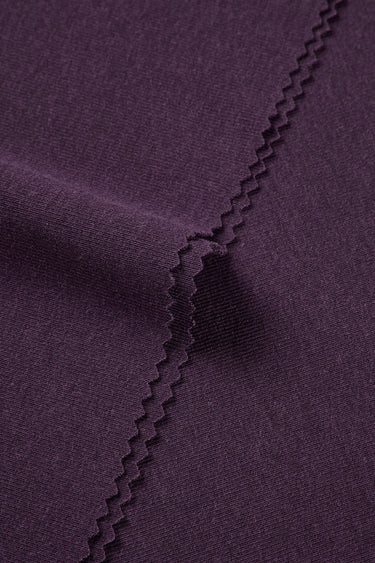 Mousse rib knit fabric close-up with edge structure detail for modern casualwear and knit garments.