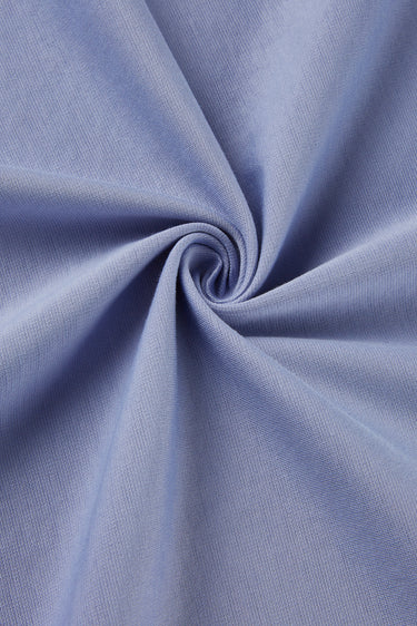 Cotton polyester stretch double knit base fabric close-up with twist detail and smooth texture for layering garments and casual styles.