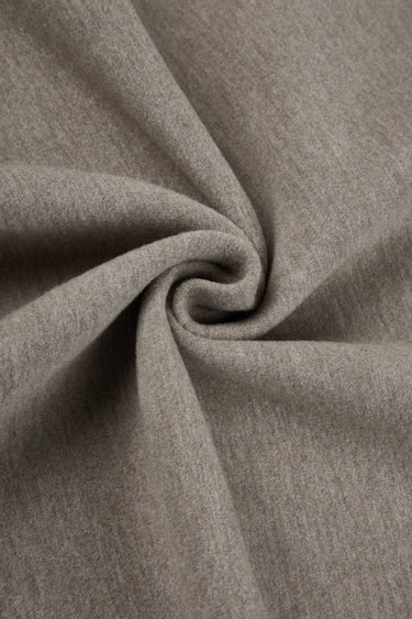 HEAT-FLOW fleece knit fabric close-up with twist detail and soft texture for cold-weather knitwear.