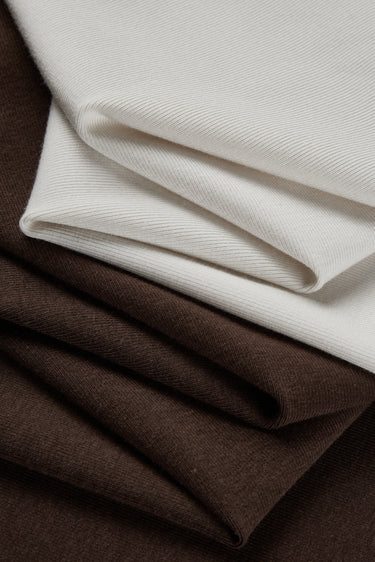 6377 Rib Knitted Blended Fabric 300gsm