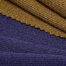 Viscose cotton spandex stretch rib knit fabric close-up with layered edge detail and smooth surface for everyday apparel.
