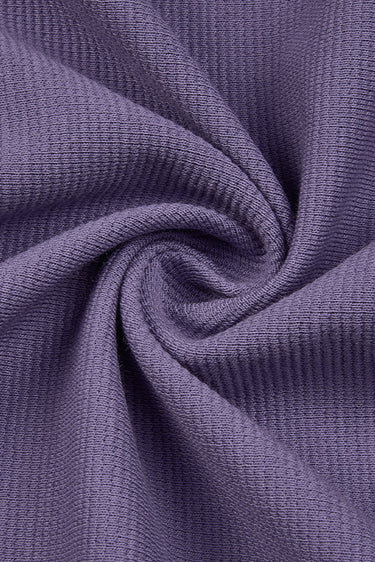 Stretch double-face step knit fabric close-up with twist detail and smooth hand feel for comfortable everyday knitwear.