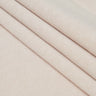 TENCEL linen blend stretch rib knit fabric close-up with layered fold detail for lightweight tops and summer knitwear.